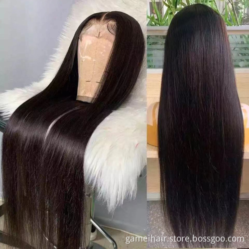 150% 180% Density HD Full Lace Human Hair Wigs For Black Women. Wholesale Brazilian Virgin Hair Transparent Lace Front Wig